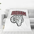 thumbnail image 1 of Fordham Rams Logo Blanket Large Luxury Fleece Soft Anti-Static Anti-Pilling Flannel Bed Blanket, 1 of 6