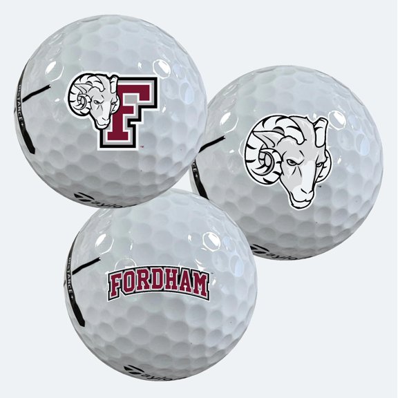 Fordham Rams Logo Edition Taylormade Distance+ Golf Balls 12-Pack (Dozen)