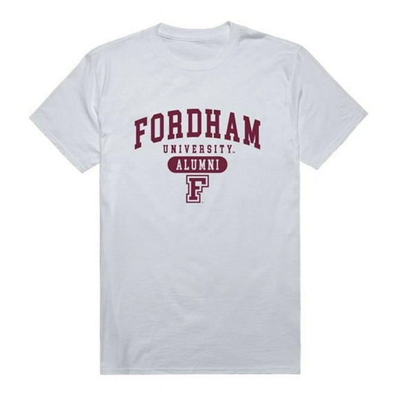 Fordham University Men Alumni T-Shirt, White - Small