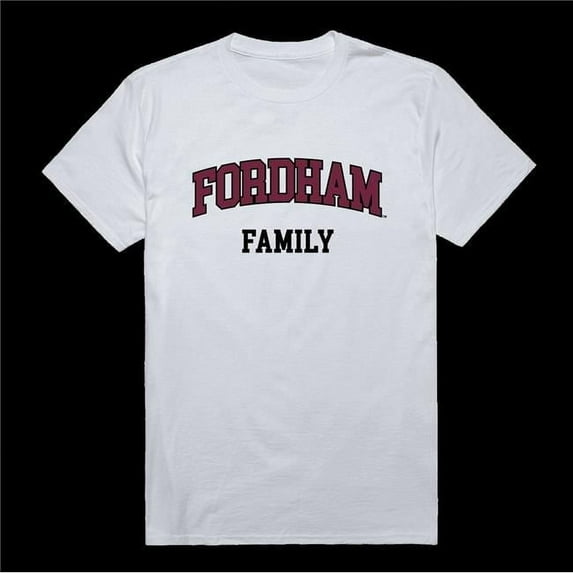 Fordham University Rams Family T-Shirt, White - Small