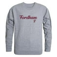 thumbnail image 1 of Fordham University Script Crewneck T-Shirt, Heather Grey - 2XL, 1 of 1