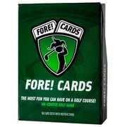Fore! Cards | On-Course Golf Game | Fun Interactive | Spice Up Your Next Round | 50 Card Deck Makes Every Hole A Challenge | Perfect for Any Golfer