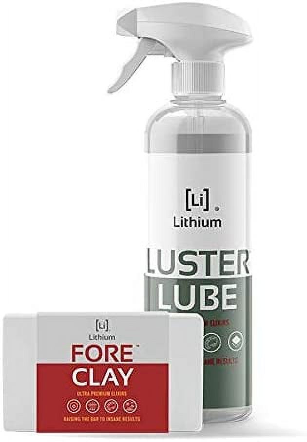 DetailedOnline Clay Bar & Spray Clay Lube Kit - 500 ML With Detailing Cloth
