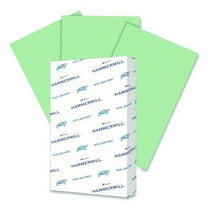 Fore Multipurpose Print Paper, 20 lb Bond Weight, 8.5 x 14, Light Green, 500/Ream | Bundle of 2