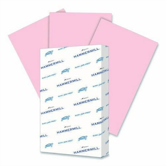 Fore Multipurpose Print Paper, 20 lb Bond Weight, 8.5 x 14, Pink, 500/Ream | Bundle of 2