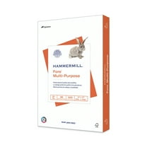 Hammermill 10319-2 96 Bright 20 lbs. Bond Weight 11 in. x 17 in. Fore Multipurpose Print Paper - White (1-Ream)