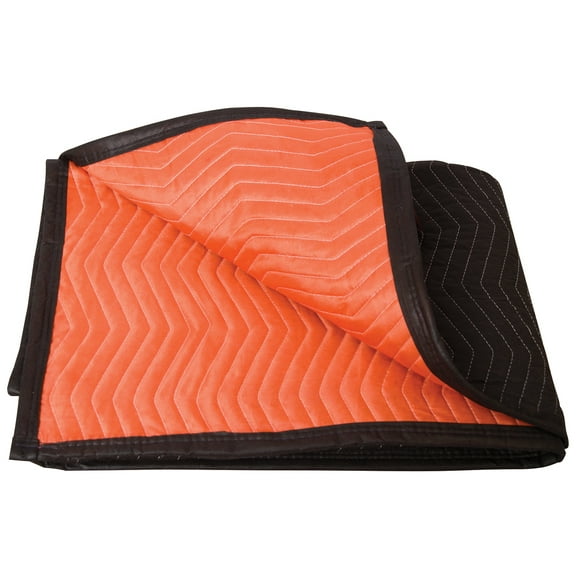 Forearm Forklift FFMB 72" X 80" Orange & Black Full Size Moving Blanket
