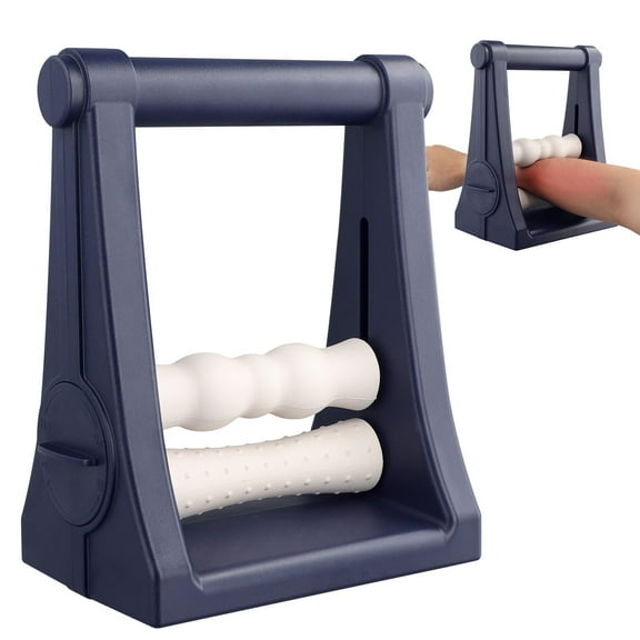 Adjustable Forearm Massager for Arm, Wrist & Hand Pain Relief  Deep Tissue Roller with 3 Pressure Springs, Muscle Recovery Tool for Seniors, Athletes, Office Workers, and Arthritis Care