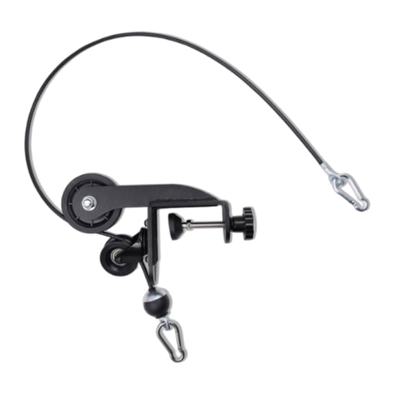 Forearm Strength Trainer for Desk Adjustable Resistance Arm Exerciser with Steel Cable Rope Forearm Wrist Roller Trainer