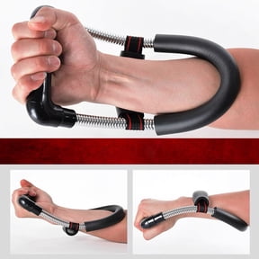 Forearm Strengthener, Forearm Wrist Strengthener Exerciser with Adjustable Tension for Improving Strength - Hand Developer Arm Grip Workout Strength Trainer Home Gym Workou for Starter - Silver