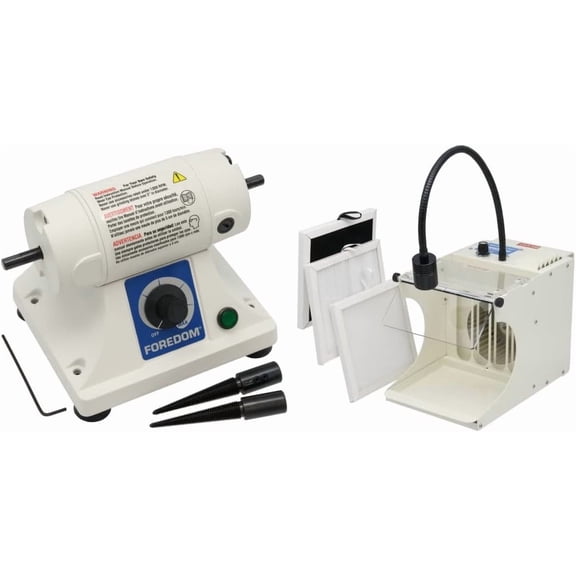 Foredom K.3280 Bench Lathe Kit with MAFH25 Fiter Hood
