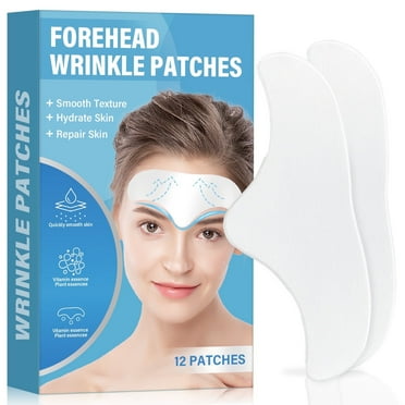 Forehead Anti-Wrinkle Patches, 10 Pcs Smooth & Firm Forehead Wrinkles Care Patch, Moisturizing & Nourishing Anti-Wrinkle Patches