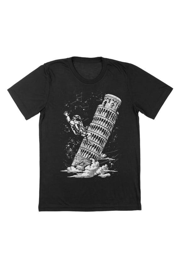 Foreign Frontier Humor Graphic Black Mens T-Shirt