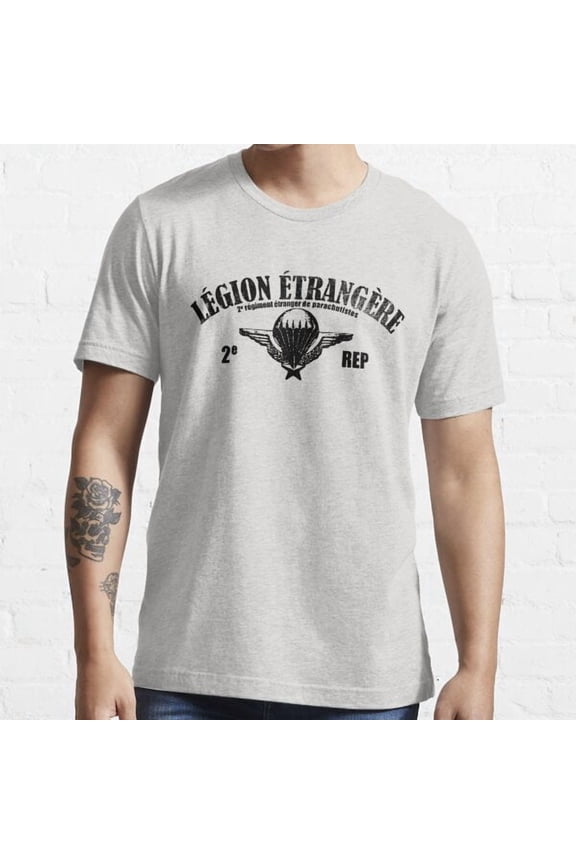 Foreign Legion Paratrooper 2 Rep Subdued (Distressed) Essential T-shirt