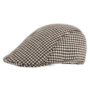 Foreign Trade New Englon Plaid Beret Mens Spring and Autumn Days Casual Hat Outdoor Retro Fashion Simple Casquette Men