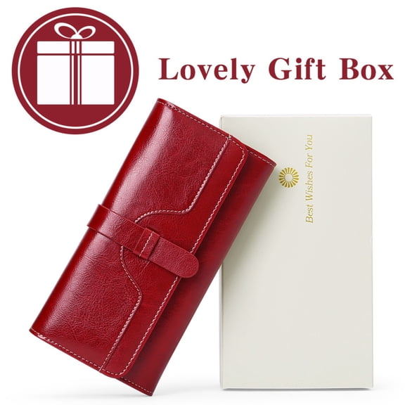 Foreign trade wallet Women's long zipper Women's wallet Leather European and American trendy fashion wallet Large capacity clutch bag