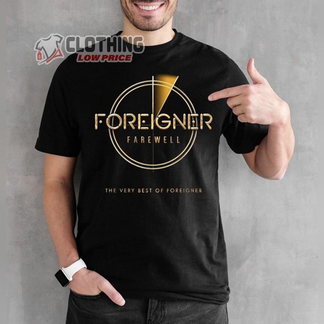 Foreigner 2025 Feels Like The Last Time Farewell Tour Symbol Merch