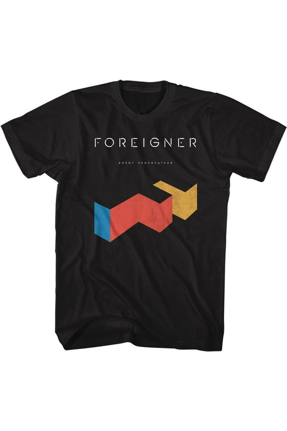 Foreigner Agent P Black Adult T-Shirt