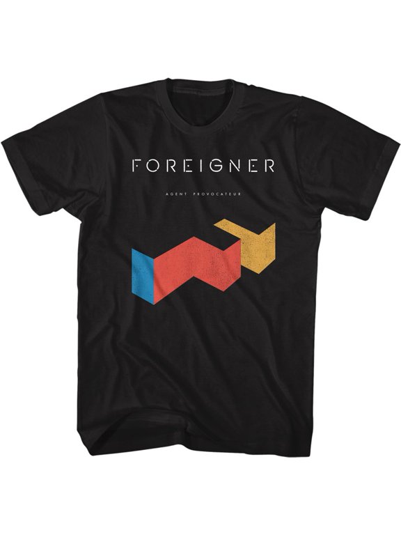 Foreigner Agent P Black Adult T-Shirt
