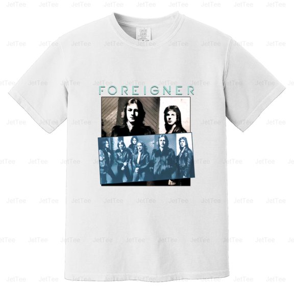 Foreigner Double Vision Vintage Retro Arena Rock Hard Music Band Comfort Color T-Shirt Unisex, up to 4XL