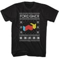 thumbnail image 1 of Foreigner F Logo Xmas Sweater Black T-Shirt, 1 of 2