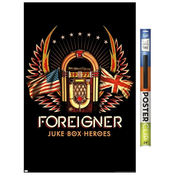 Foreigner - Juke Box Heroes Wall Poster, 22.375" x 34"