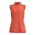 thumbnail image 1 of Forelson Womens Stow Sleeveless Polo Shirt, 1 of 4