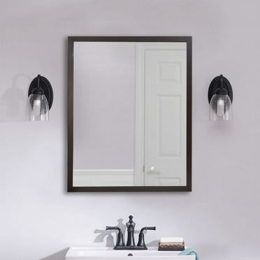 Foremost 1.00" x 24.00" Wall Mirror, Oil Rubbed Bronze