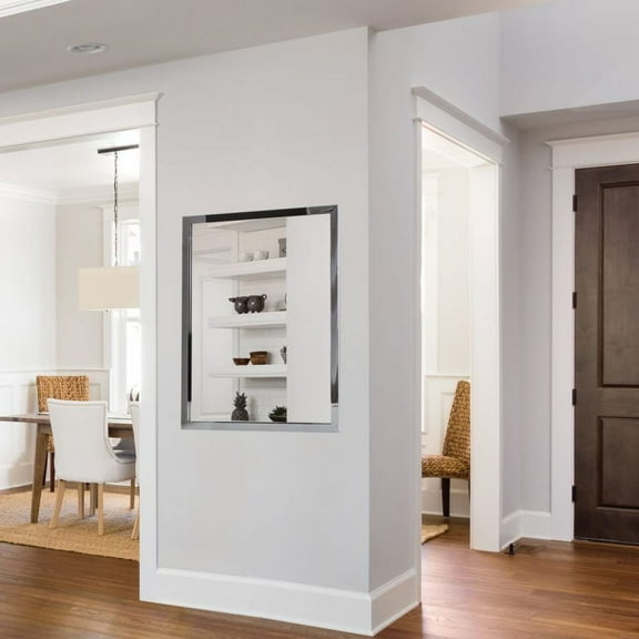 Foremost 30" x 36" Wall Mirror, Silver