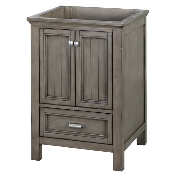 Craft + Main Bav2422d Brantley 24" Single Free Standing Wood Vanity Cabinet Only - Grey