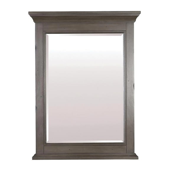 Foremost Brantley Framed Mirror in Distressed Grey
