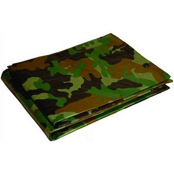 Foremost Dry Top 8 ft. x 10 ft. Medium Duty Polyethylene Tarp Camouflage