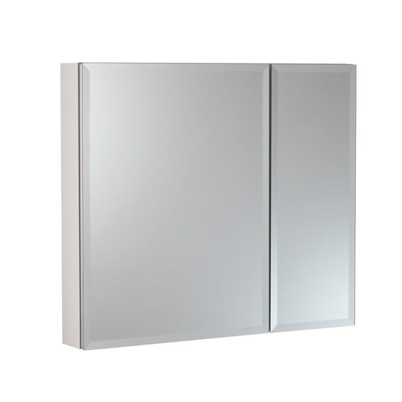 Foremost Foremost Metal Double Door Med Cab 30" x 26" Beveled Mirror in White