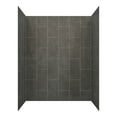 thumbnail image 1 of Foremost Gfs603278 Jetcoat 60" X 32" X 78" Five Panel Alcove Shower Wall Kit - Slate, 1 of 7