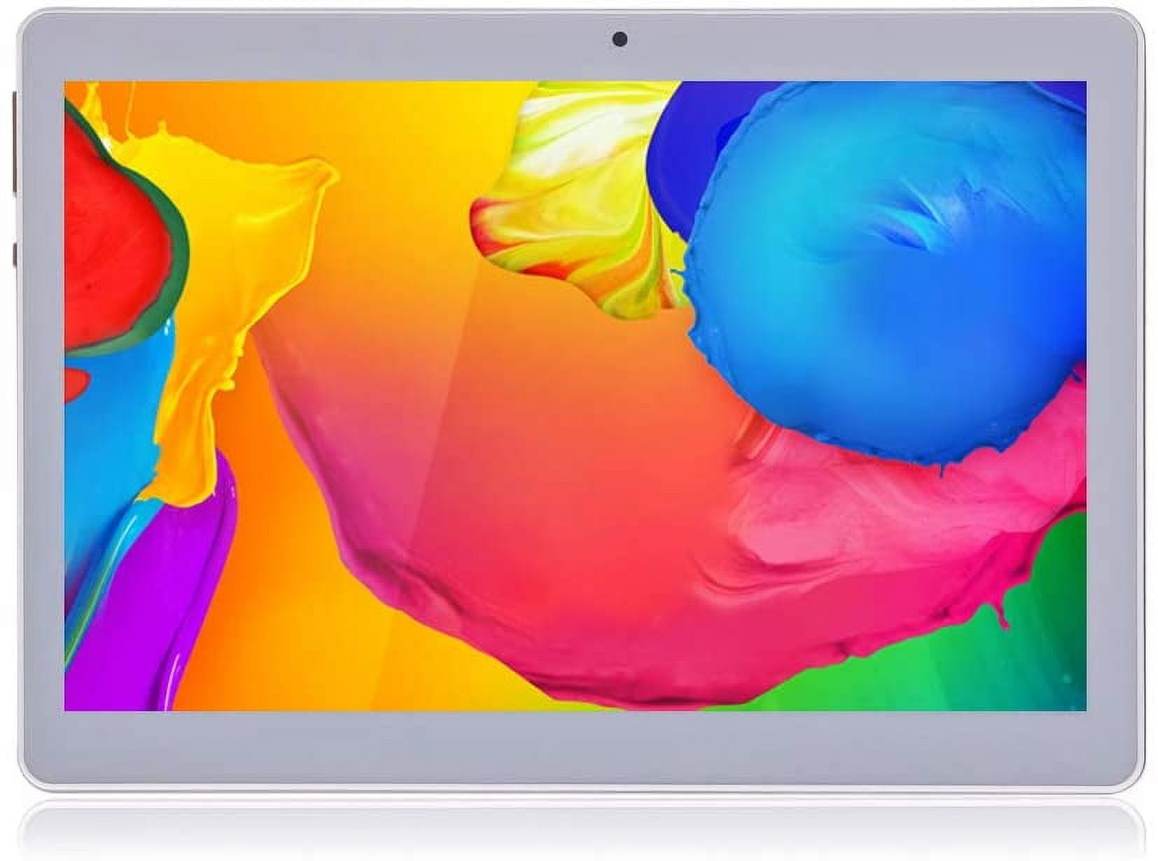 Foren-Tek 10 inch Android Tablet 4GB RAM 64GB ROM Octa Core with Dual Sim Card Slots - 3G Unlocked GSM Phone Tablets with WiFi Bluetooth GPS