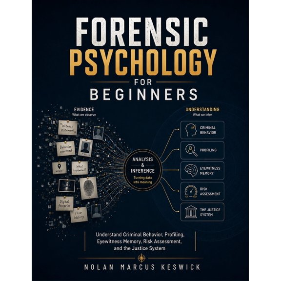 Forensic Psychology for Beginners: Understand Criminal Behavior, Profiling, Eyewitness Memory, Risk Assessment, and the , (Paperback)
