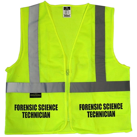 Forensic Science Technician safety vest, High Visibility vest