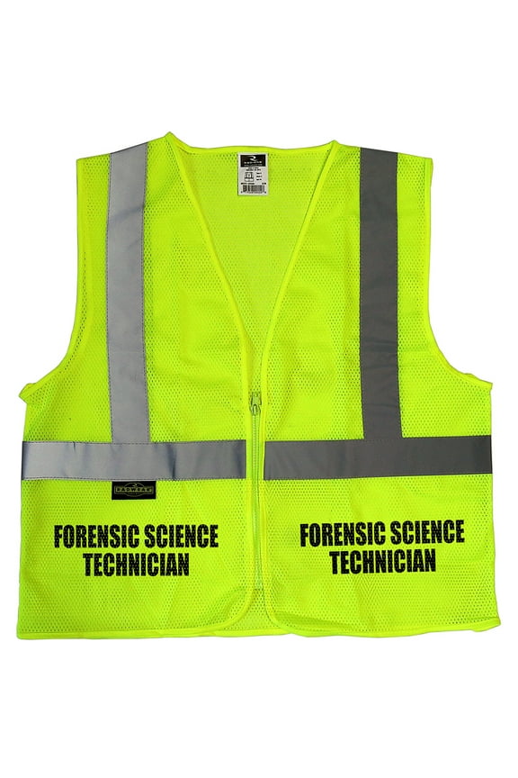 Forensic Science Technician safety vest, High Visibility vest