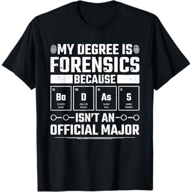Forensic Scientist Fingerprint Forensics Science Student TShirt