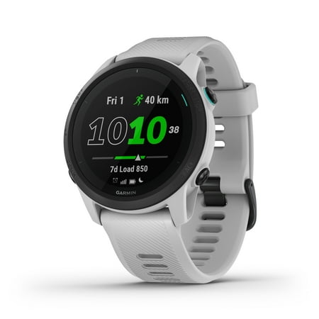 Garmin - Forerunner 745 GPS Smartwatch 30mm Fiber-Reinforced Polymer - Whitestone