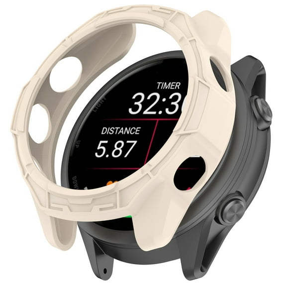 Forerunner 970 Smartwatch Protective Cover Durable Lightweight Semi Open Design Scratch Bumper Frame Accessory