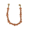thumbnail image 1 of Foreside Home & Garden Bead Garland Terracotta & Jute, 1 of 1