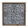 thumbnail image 1 of Foreside Home & Garden Ceiling Tile Wall Art with Wood Frame, 1 of 8