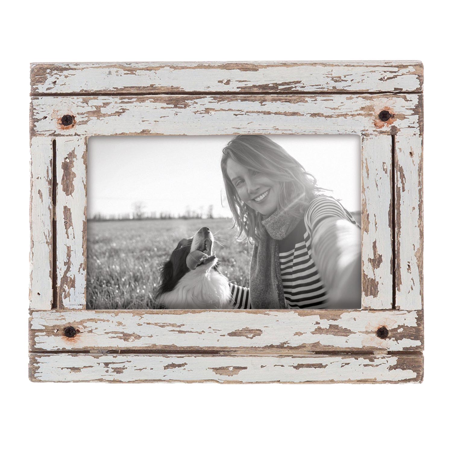 Better Homes and Gardens 4x6 Coastal Frame, Distressed White