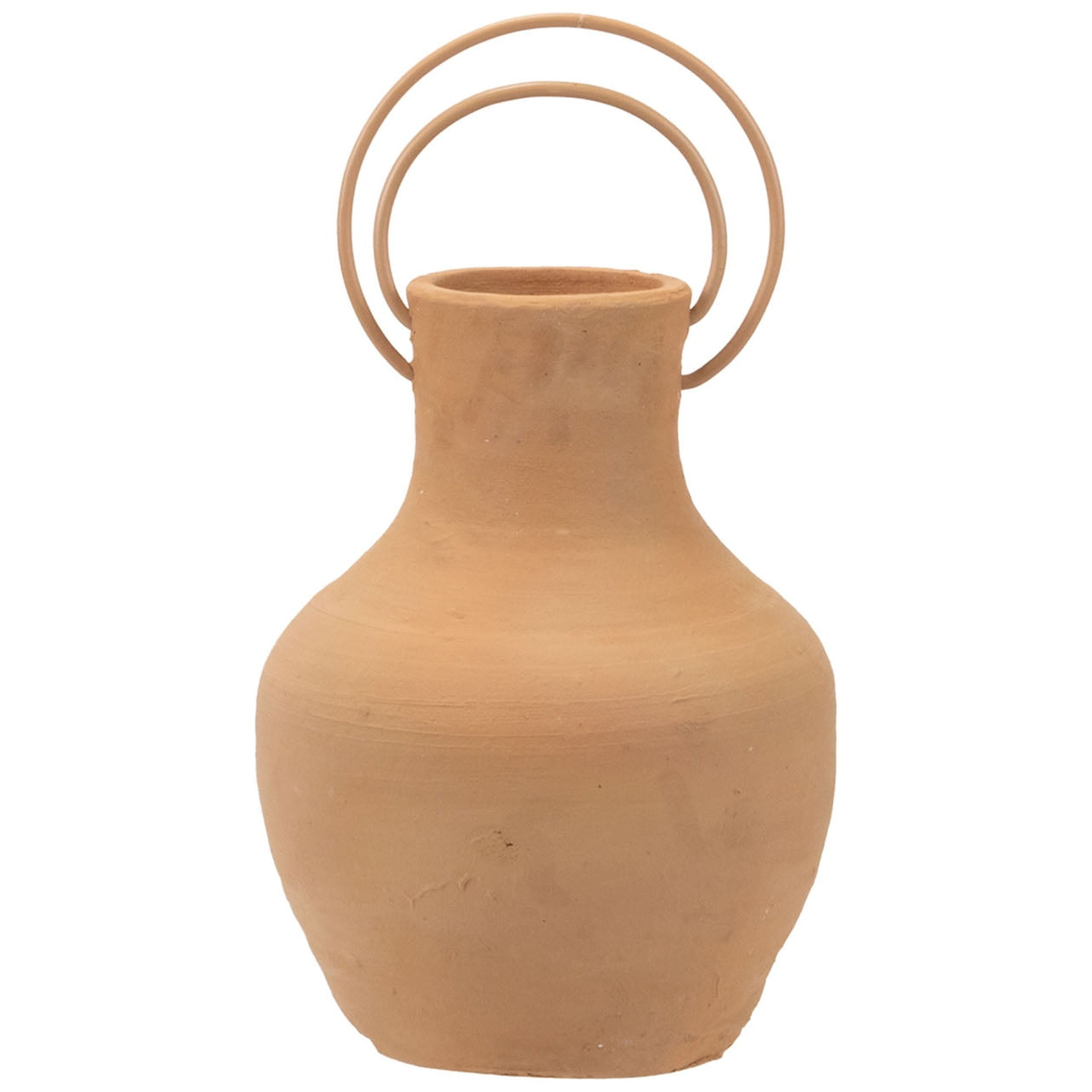 Foreside Home & Garden Large Natural Terracotta Decorative Vase with