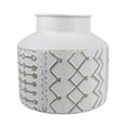thumbnail image 1 of Foreside Home & Garden Multi Pattern Vase Metal, 1 of 4