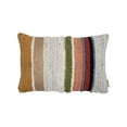 thumbnail image 1 of Foreside Home & Garden Multicolor Hand Woven 14 x 22 inch Decorative Cotton Throw Pillow Cover with Insert and Hand Embroidered Details, 1 of 8