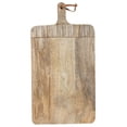 thumbnail image 1 of Foreside Home & Garden Tall Rectangle Hand Carved Wood Serving Cutting Board, 1 of 4