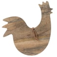 thumbnail image 1 of Foreside Home & Garden Wood Hen Shaped Kitchen Serving Cutting Board, 1 of 6