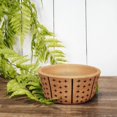 thumbnail image 1 of Foreside Home and Garden Black Natural Terracotta Hand Painted Pattern Planter, 1 of 5